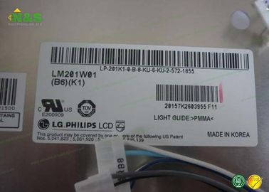 LG.Philips LCD LM201W01-B6K1 탁상용 감시자 패널을 위한 일반적으로 20.1 인치 검정