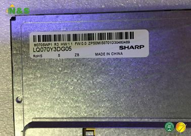 350 CD/m ² 광도 LQ070Y3DG05 예리한 LCD 창유리 7.0 인치 16.7M 전시 색깔