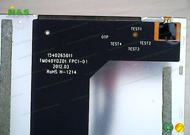 TM040YDZ01 4.0inch Tianma LCD는 480 (RGB) ×800의 WVGA 해결책을 표시합니다