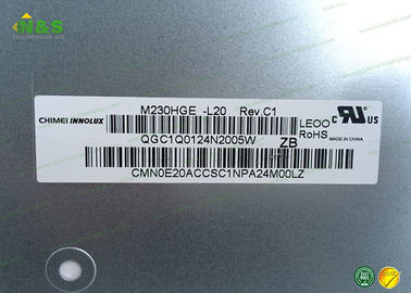일반적으로 백색 M230HGE-L20 509.184×286.416 mm를 가진 23.0 인치 Innolux LCD 패널 조경 유형