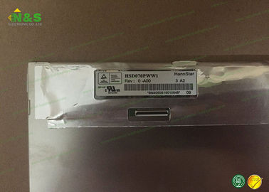 HSD070PWW1-A00 HannStar 150.72×94.2 mm를 가진 일반적으로 7.0 인치 검정