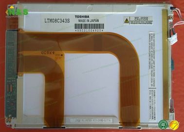 일반적으로 백색 LTM08C343S TOSHIBA 산업 LCD는 170.4×127.8 mm 70 262K CCFL TTL를 표시합니다