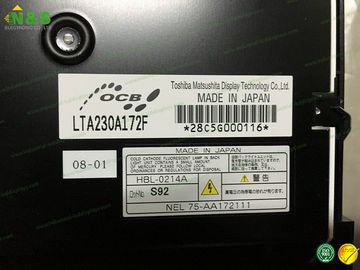 정상적으로 23.0 인치, 1280×768 램프 유형 CCFL 23.0 인치 LTA230A172F Toshiba TFT-LCD 단위를 검게 하십시오