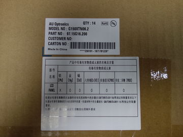 15 인치 AUO LCD 패널 G150XTN06.2의 tft lcd 표시판 보충 1024*768 XGA